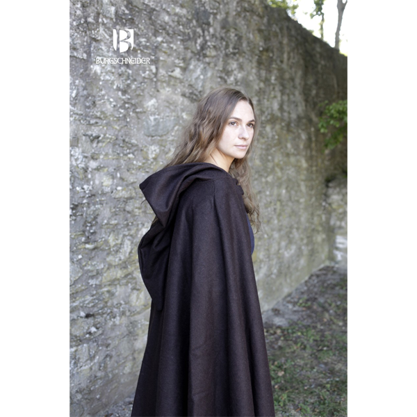 Hooded Cloak Hibernus - Wool Grey