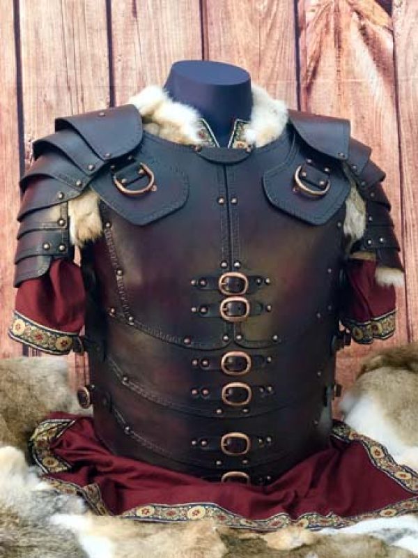 LARP & SCA Leather Armour - www.blackravenarmoury.com