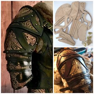 Replacement leather strap kit for armors
